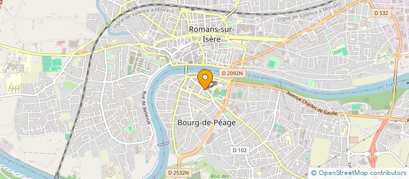 localisation de l'entreprise ALBATOR  BOURG-DE-PEAGE