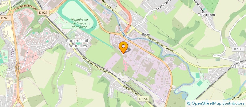 localisation de l'entreprise ALBATRE DISTRIBUTION INDUSTRIELLE à ROUXMESNIL-BOUTEILLES