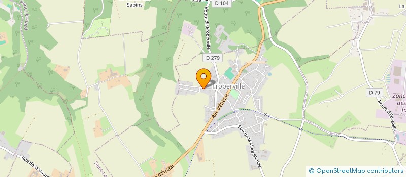 localisation de l'entreprise ALBATRE GESTHOTEL  FROBERVILLE