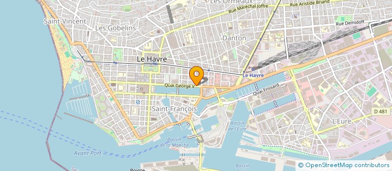 localisation de l'entreprise ALBATRE HABITAT à LE HAVRE
