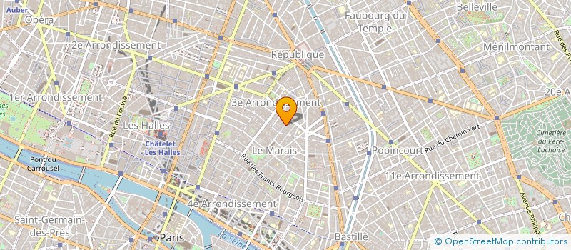 localisation de l'entreprise ALBATROS à PARIS