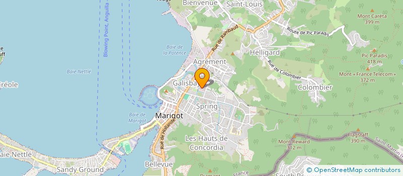 localisation de l'entreprise ALBATROS à SAINT MARTIN