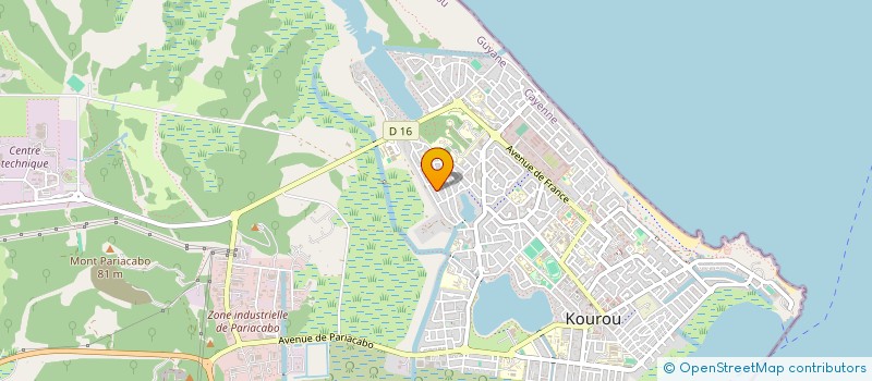 localisation de l'entreprise ALBATROS à KOUROU