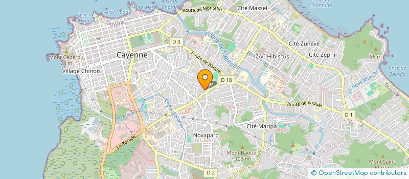 localisation de l'entreprise ALBATROS  CAYENNE