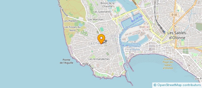 localisation de l'entreprise ALBATROS à LES SABLES D'OLONNE