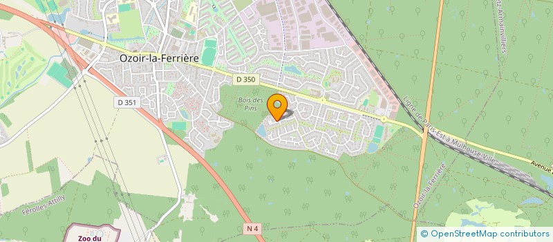 localisation de l'entreprise ALBATROS à OZOIR-LA-FERRIERE