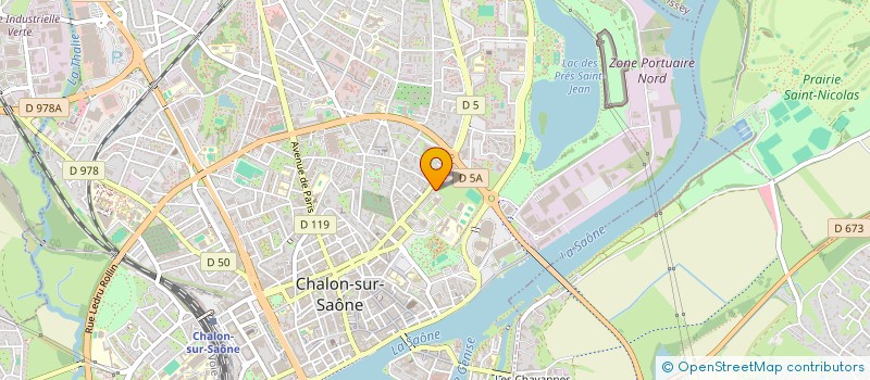 localisation de l'entreprise ALBATROS à CHALON-SUR-SAONE