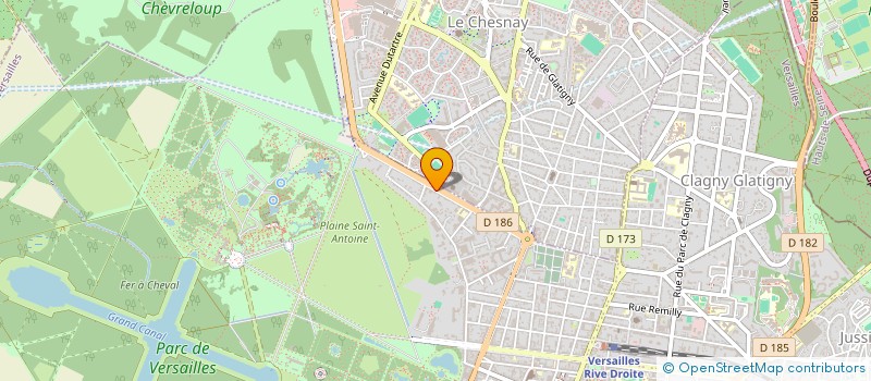 localisation de l'entreprise ALBATROS à VERSAILLES