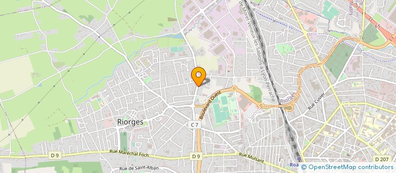 localisation de l'entreprise ALBATROS à RIORGES
