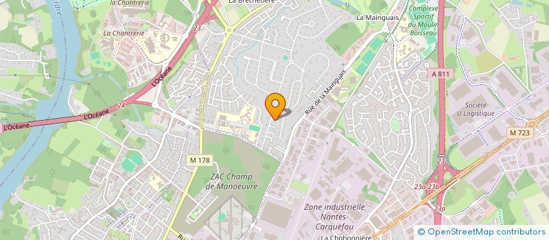 localisation de l'entreprise ALBATROS  CARQUEFOU