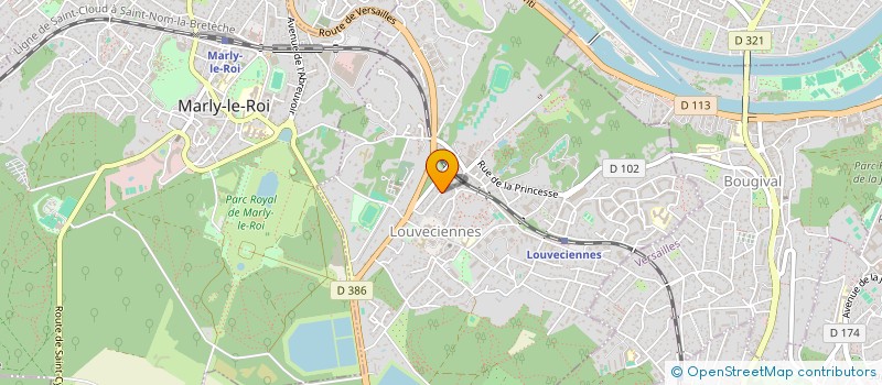 localisation de l'entreprise ALBATROS à LOUVECIENNES