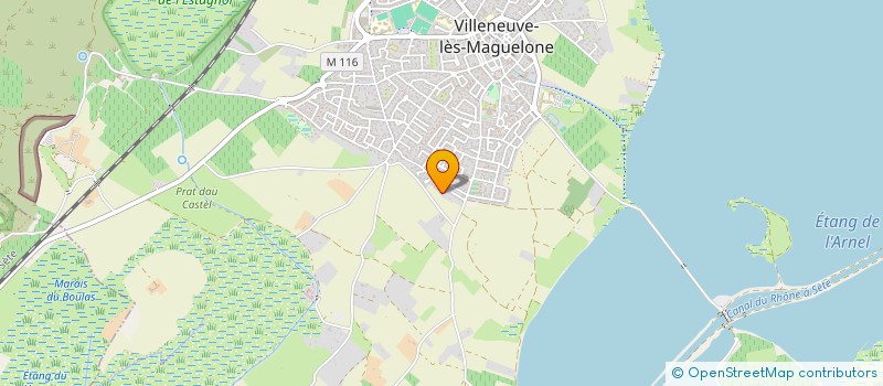 localisation de l'entreprise ALBATROS  VILLENEUVE-LES-MAGUELONE