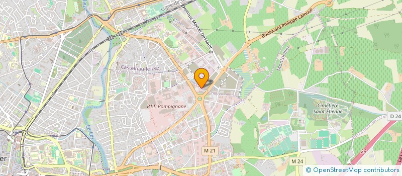 localisation de l'entreprise ALBATROS à MONTPELLIER