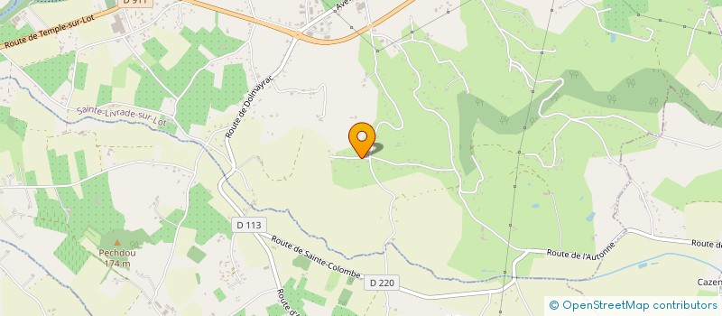 localisation de l'entreprise ALBATROS  SAINTE-LIVRADE-SUR-LOT