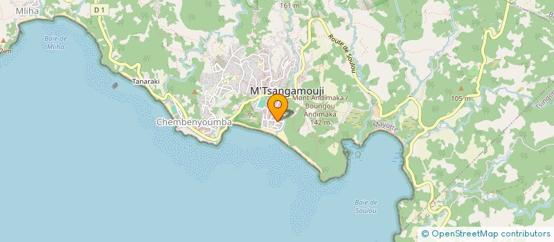 localisation de l'entreprise ALBATROS à M'TSANGAMOUJI