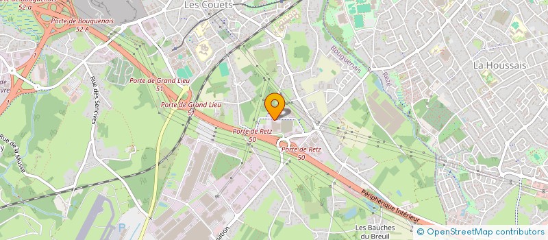 localisation de l'entreprise ALBATROS ALLIANCE D'ENTREPRISES AU BENEFICE DES ACTIONS THEMATIQUES DE RECHERCHE A OBJET SCIENTIFIQUE  BOUGUENAIS