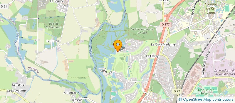 localisation de l'entreprise ALBATROS CICE  BRUZ