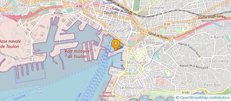 localisation de l'entreprise ALBATROS CLUB à TOULON