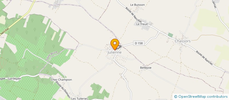 localisation de l'entreprise ALBATROS DE GRANDE CHAMPAGNE  MAINXE-GONDEVILLE