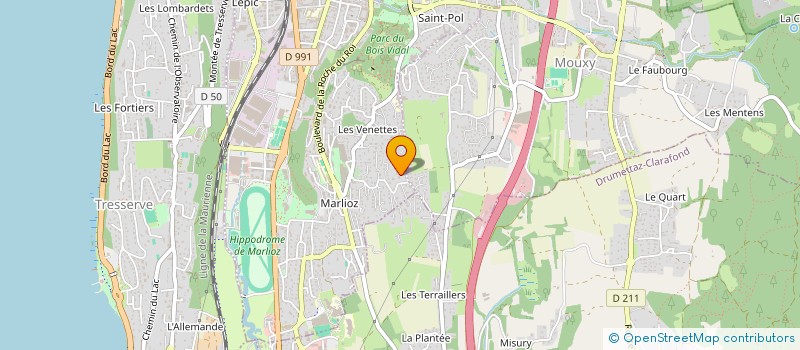 localisation de l'entreprise ALBATROS DISTRIBUTION  AIX-LES-BAINS