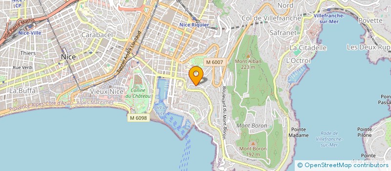 localisation de l'entreprise ALBATROS MANAGEMENT à NICE
