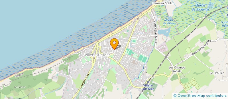 localisation de l'entreprise ALBATROS PATRIMOINE  VILLERS-SUR-MER