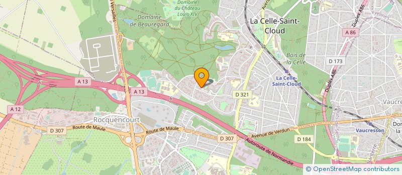 localisation de l'entreprise ALBATROS RCB à LA CELLE-SAINT-CLOUD