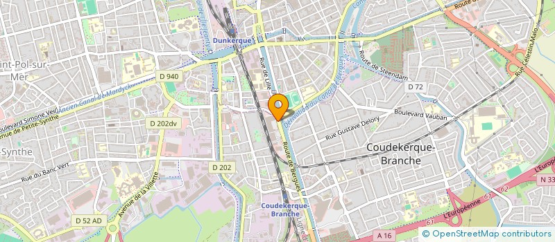 localisation de l'entreprise ALBATROSS  COUDEKERQUE-BRANCHE