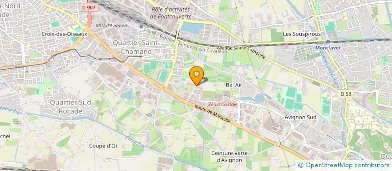 localisation de l'entreprise ALBB à AVIGNON