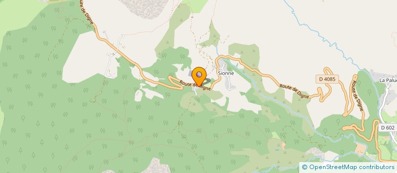 localisation de l'entreprise ALBE à LA PALUD-SUR-VERDON