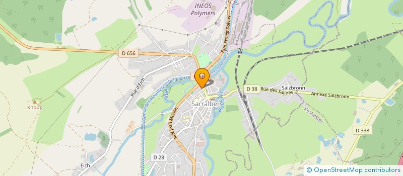 localisation de l'entreprise ALBE GAILLARD à SARRALBE