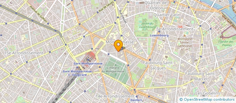 localisation de l'entreprise ALBE GRAND HOTEL DES ECOLES  PARIS