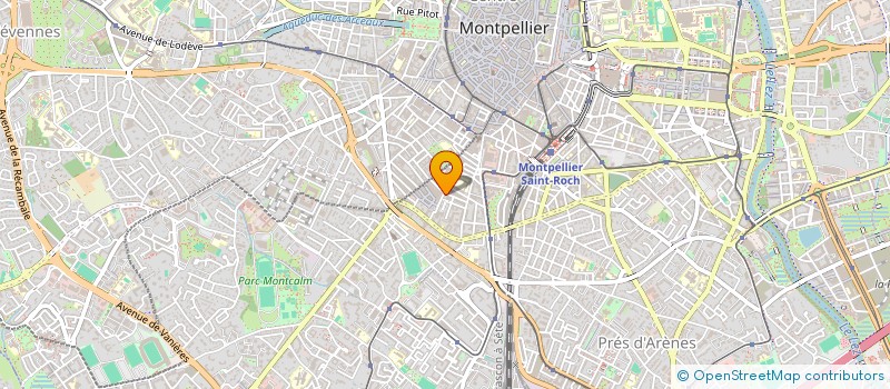 localisation de l'entreprise ALBE ROGER ET JACQUES à MONTPELLIER