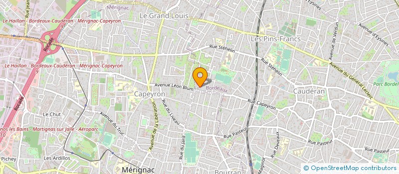 localisation de l'entreprise ALBEA ETUDES ET CONSEILS à BORDEAUX
