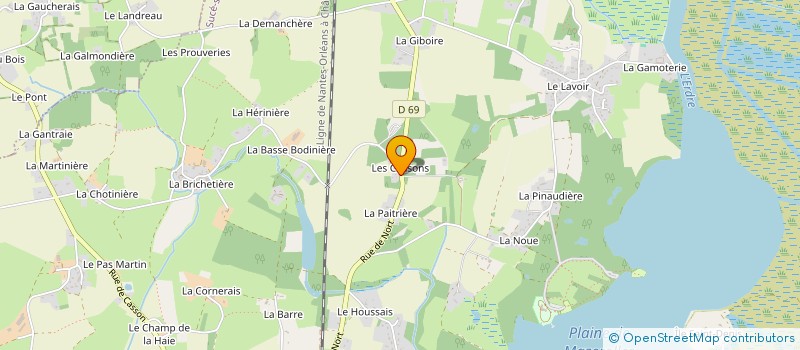 localisation de l'entreprise ALBEARSON SERVICES  SUCE-SUR-ERDRE