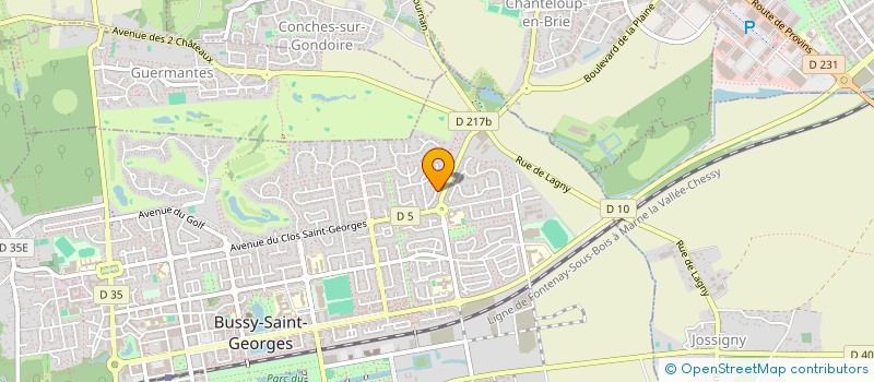 localisation de l'entreprise ALBEAUREGARD CONSULTING  BUSSY-SAINT-GEORGES