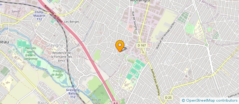 localisation de l'entreprise ALBECADIMA à MORANGIS