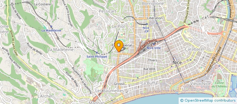 localisation de l'entreprise ALBEEA à NICE