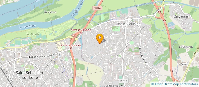 localisation de l'entreprise ALBEGA à BASSE-GOULAINE