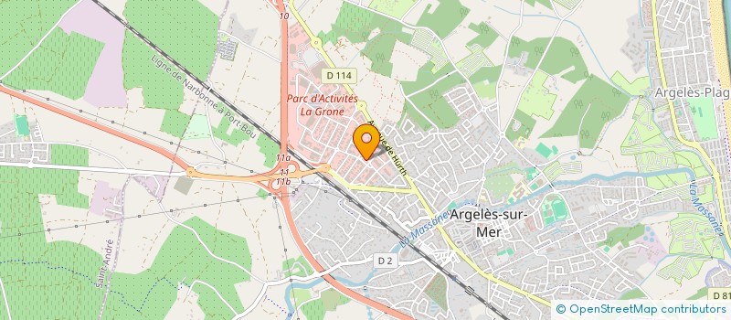 localisation de l'entreprise ALBEITAR-VET à ARGELES-SUR-MER