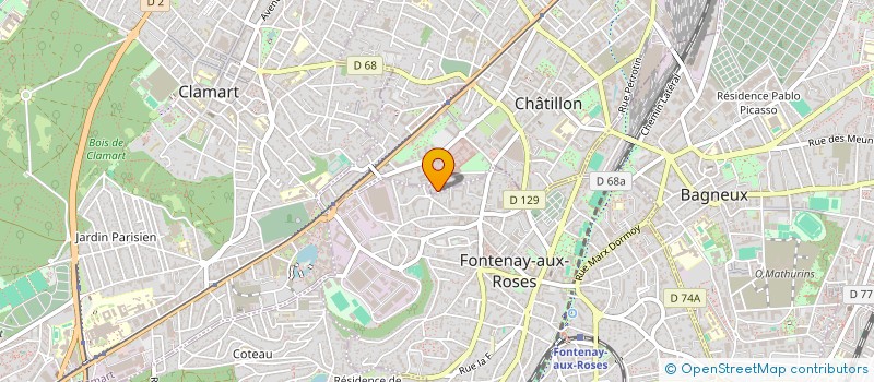 localisation de l'entreprise ALBELO  CHATILLON