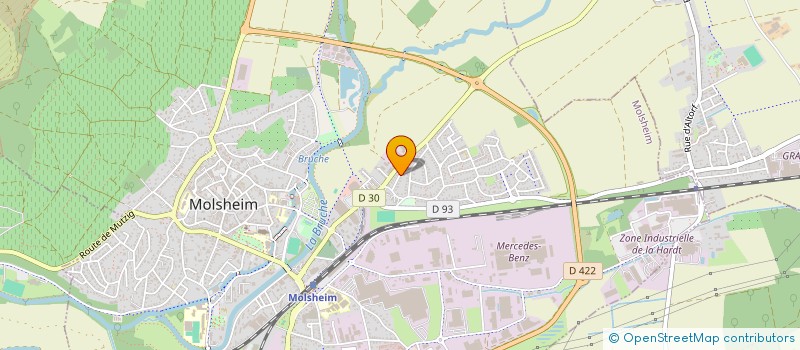 localisation de l'entreprise ALBEMA  KOLBSHEIM