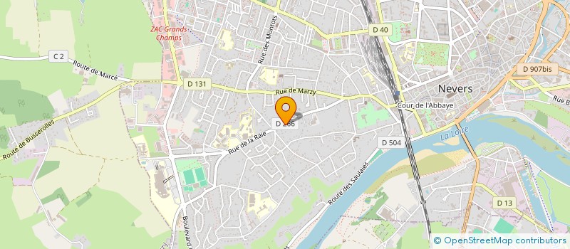 localisation de l'entreprise ALBENDORO à NEVERS