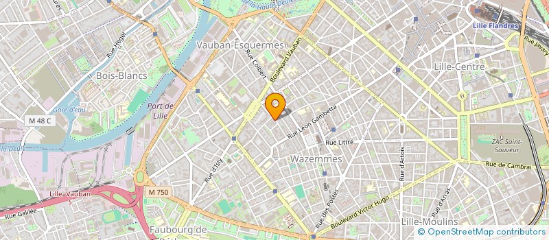 localisation de l'entreprise ALBENOBI à LILLE
