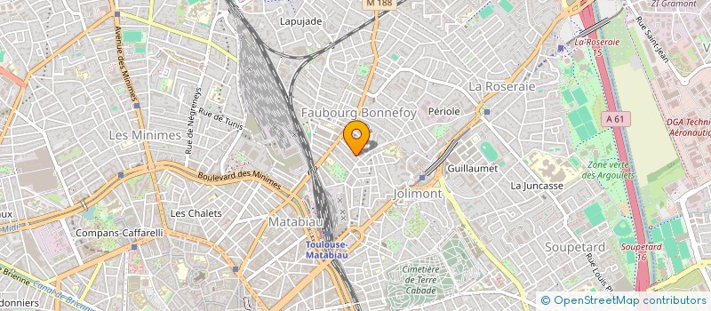 localisation de l'entreprise ALBER.DIAMANTS  TOULOUSE