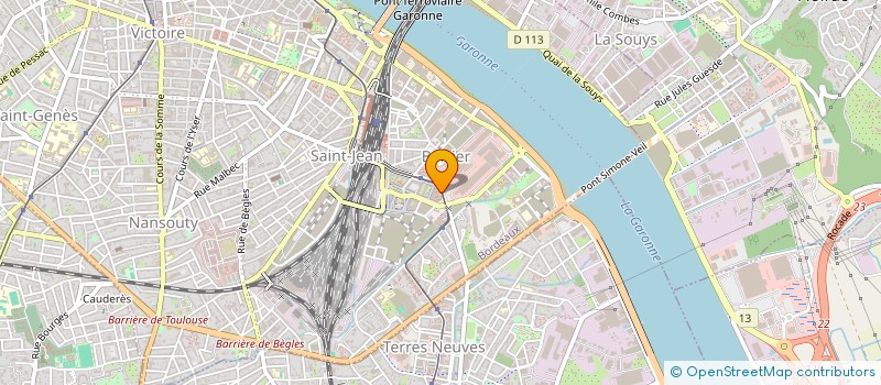 localisation de l'entreprise ALBERCAVE  BORDEAUX