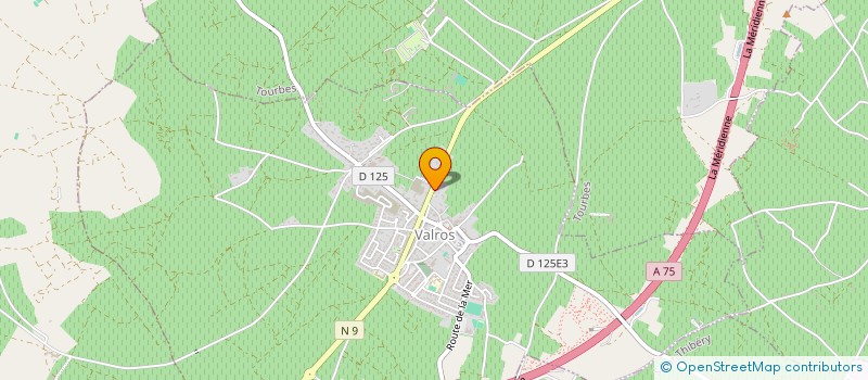localisation de l'entreprise ALBERGA  VALROS