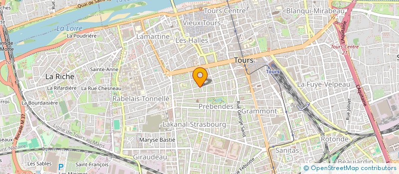 localisation de l'entreprise ALBERIC  TOURS