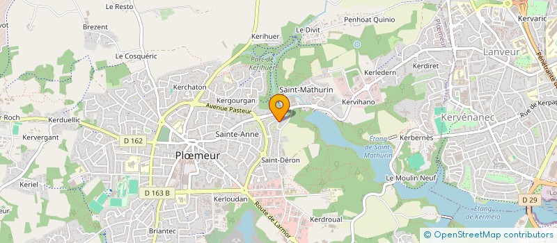 localisation de l'entreprise ALBERKA PISCINE à PLOEMEUR