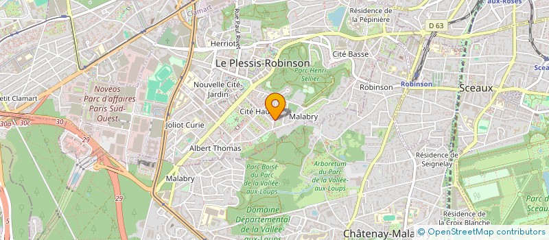 localisation de l'entreprise ALBERLISE  LE PLESSIS-ROBINSON